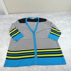 Exclusively Misook Cardigan 3/4 Sleeve Spring Desk to Dinner